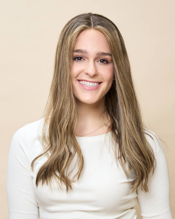 Ashy Dark Blonde 18" straight wig
