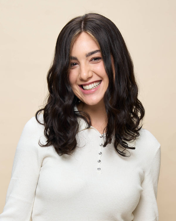 Dark Brown 18" wavy wig