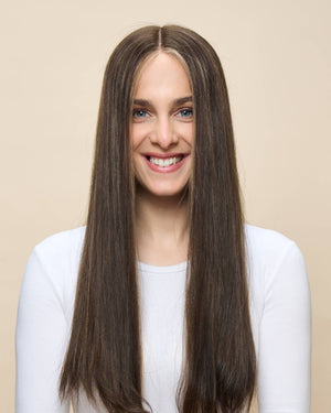 Light Brown 22" straight wig