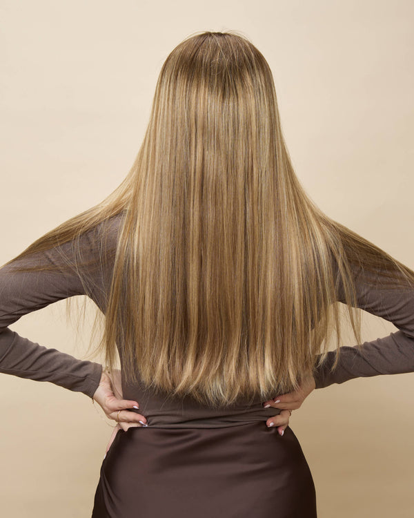 Sunkissed Blonde 22" straight wig — back