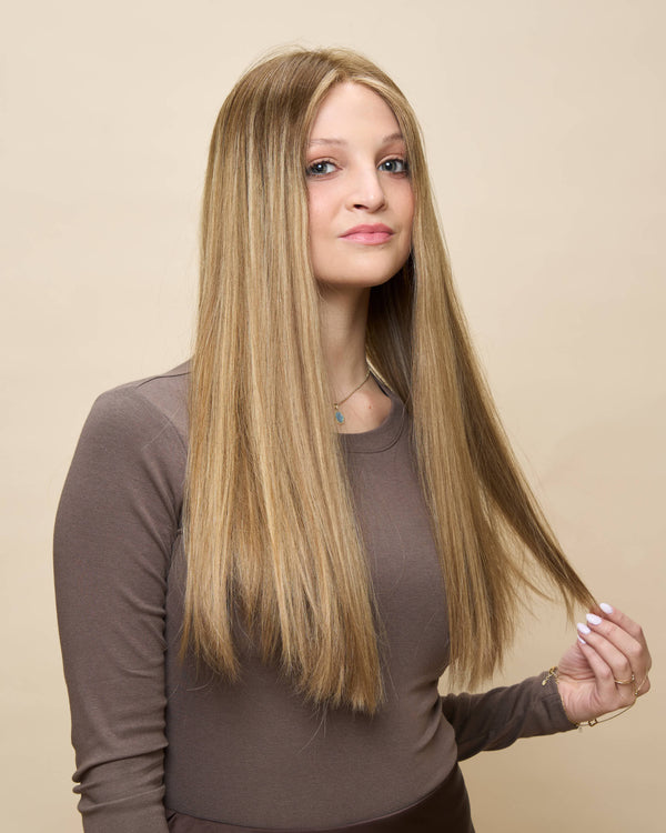 Sunkissed Blonde 22" straight wig — front2