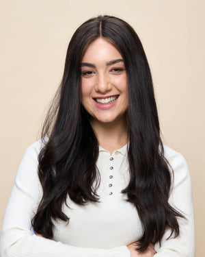 Dark Brown 22" straight wig