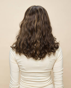 Light Brown 18" wavy wig — front2