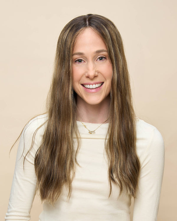 Ashy Dark Blonde 20" straight wig